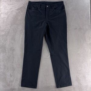 Cuts Clothing AO Pants Mens Size 36x32 Black Stretch Slim Casual Everyday Wear